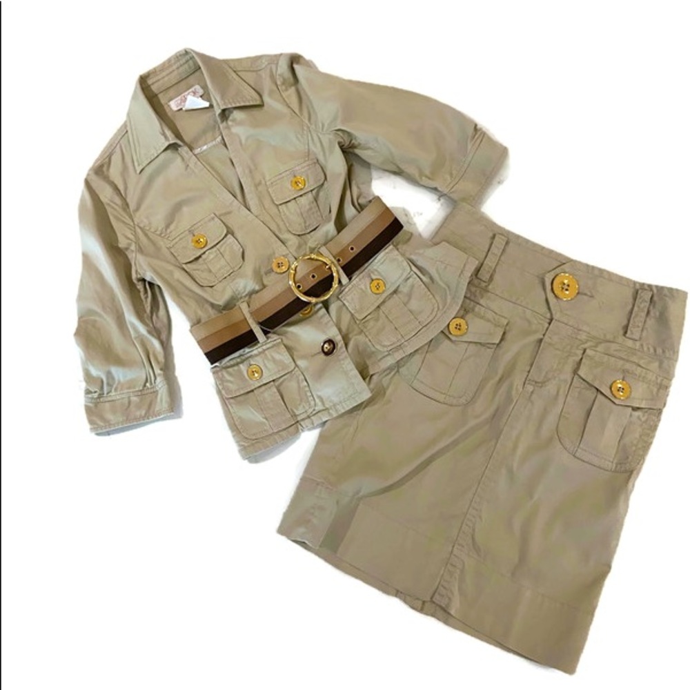 LaROK Safari Skirt Suit